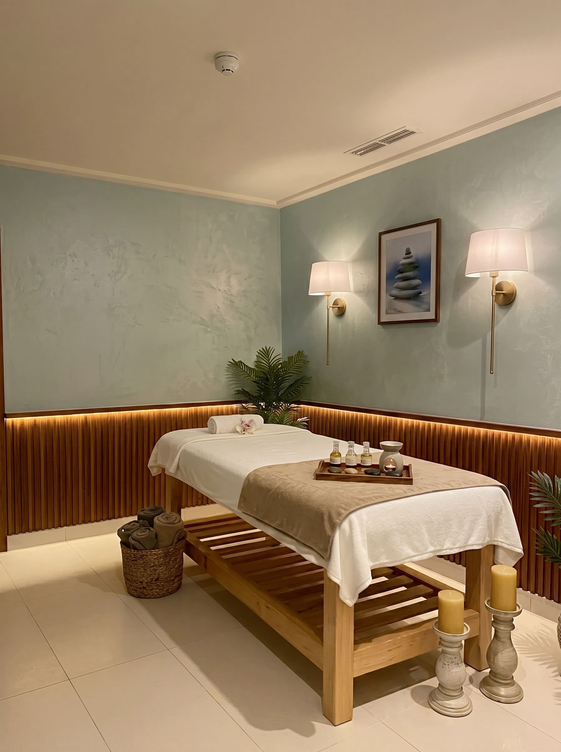 Détail intérieur du centre Spa Diva