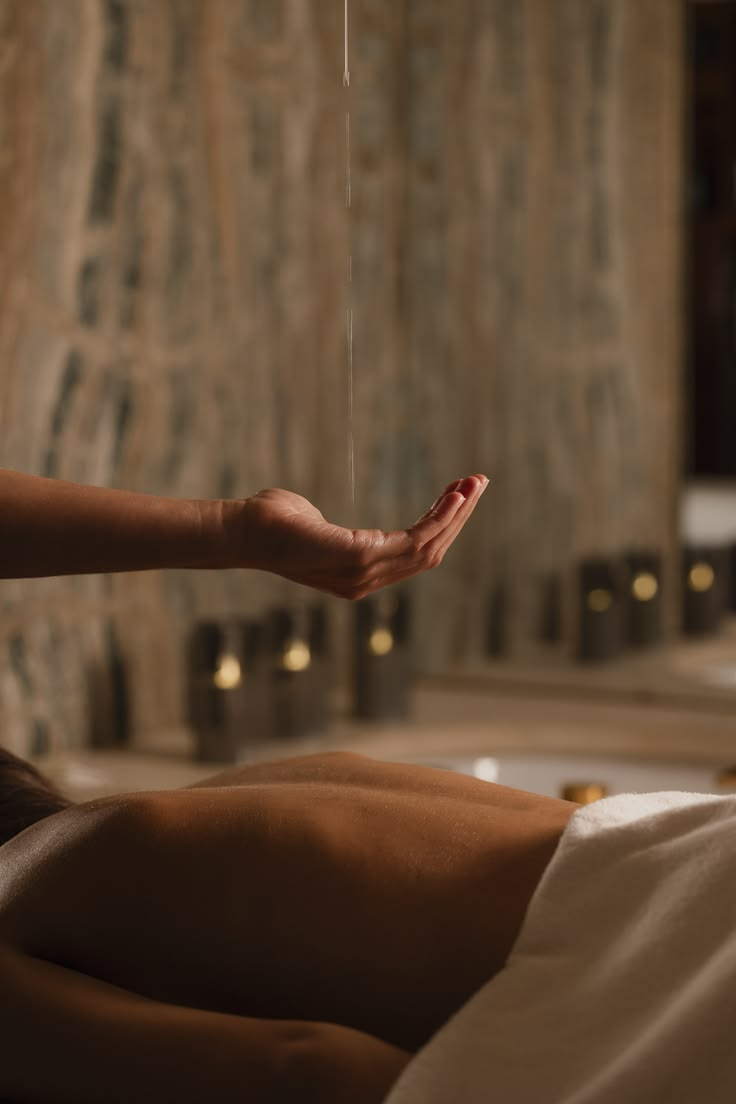 Soin de massage à l’huile